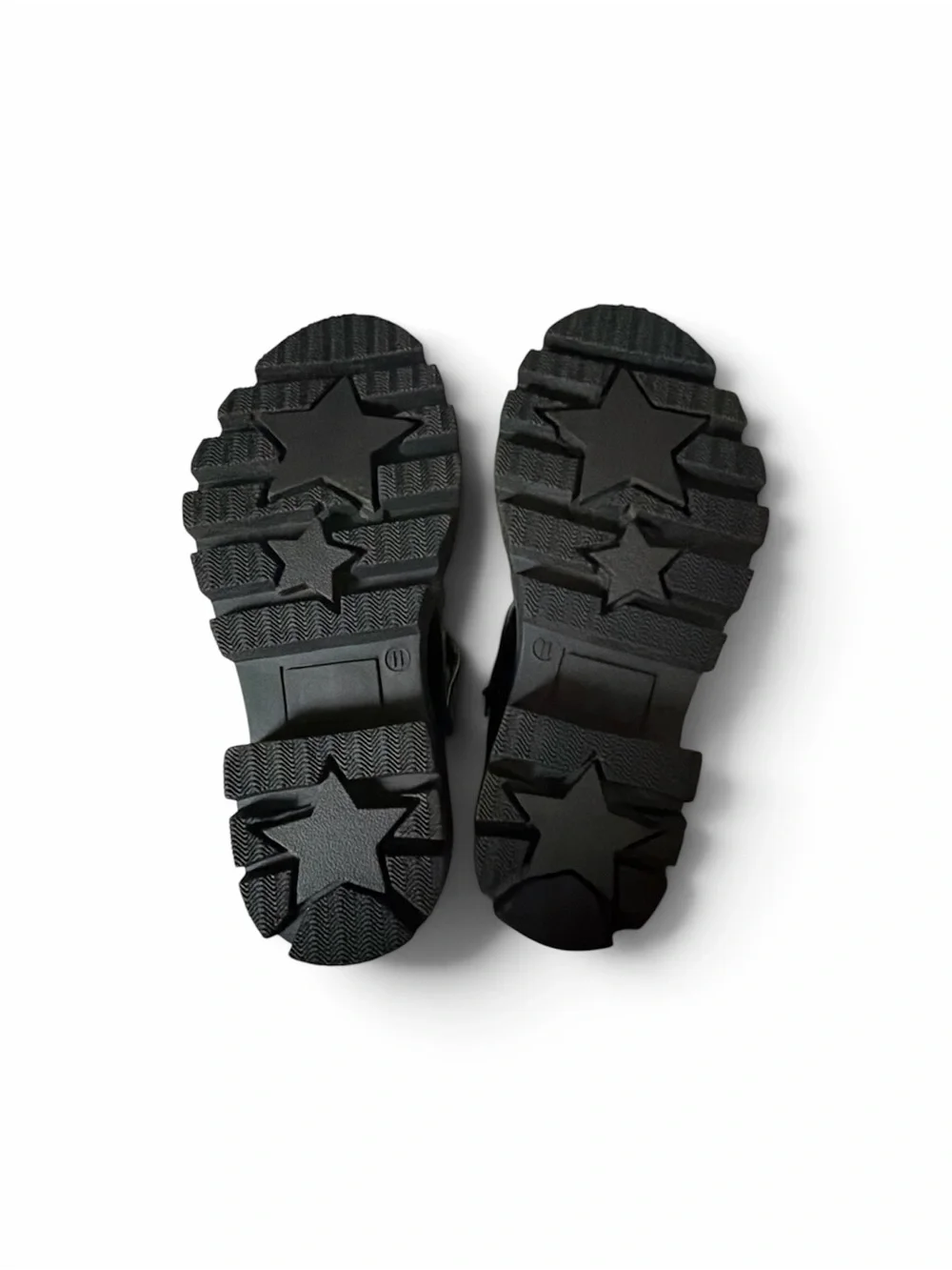 Falls Creek Black Patent Mary Jane Shoes with Round Buckle